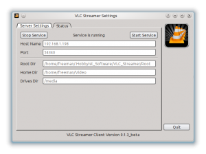 VLC Streamer Server